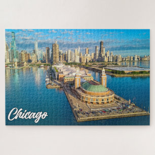 Quebra-cabeça Linda Chicago, Illinois, Estados Unidos