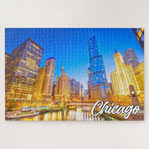 Quebra-cabeça Linda Chicago, Illinois, Estados Unidos