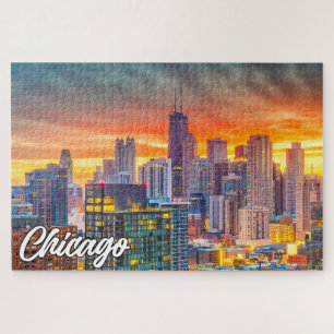 Quebra-cabeça Linda Chicago, Illinois, Estados Unidos