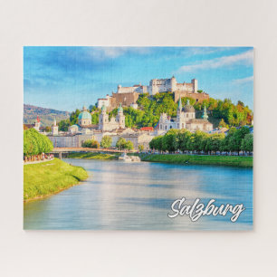 Quebra-cabeça Linda Cidade De Salzburgo, Áustria