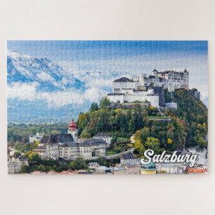 Quebra-cabeça Linda Cidade De Salzburgo, Áustria