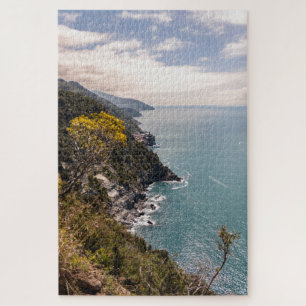 Quebra-cabeça Linda costa Cinque Terre, Ligúria, Itália