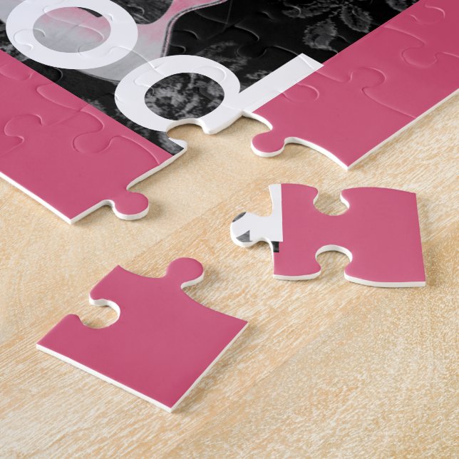 Quebra-cabeça Linda e adorável guitarra africana Motif Ar (Lateral)