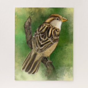 Quebra-cabeça Linda e bonita pintura de minhoca