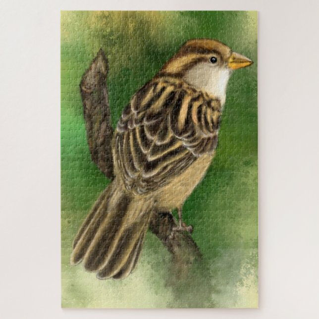 Quebra-cabeça Linda e bonita pintura mastigada - (Vertical)