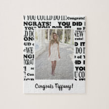 Linda Foto de Graduação de Parabéns