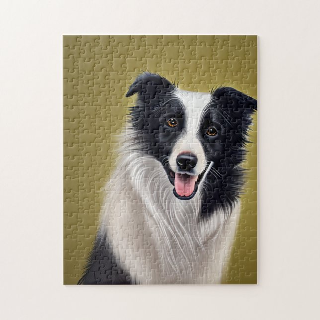 Quebra-cabeça Linda Fronteira Collie (Vertical)