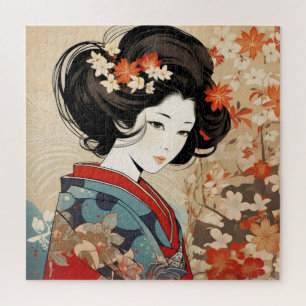 Quebra-cabeça Linda geisha - Cultura japonesa