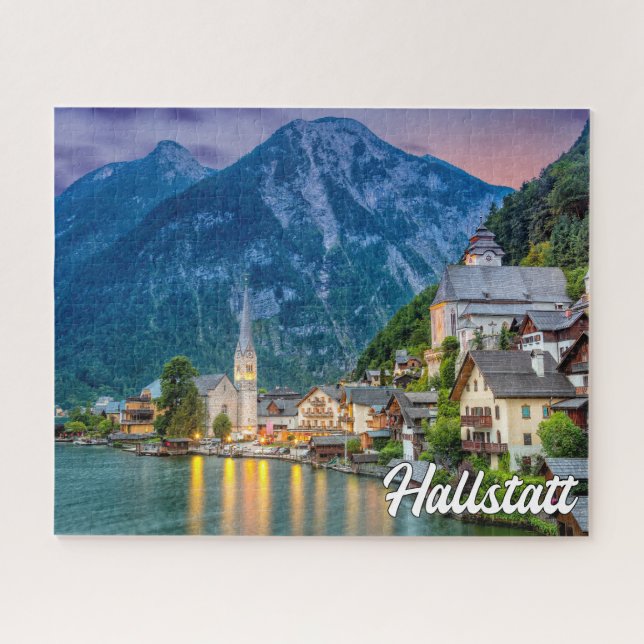 Quebra-cabeça Linda Hallstatt, Áustria (Horizontal)