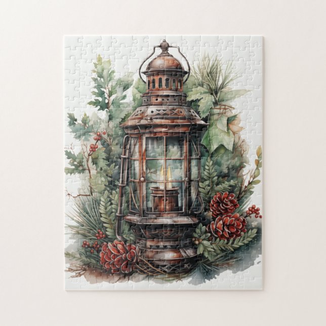 Quebra-cabeça Linda Lanterna de Natal (Vertical)