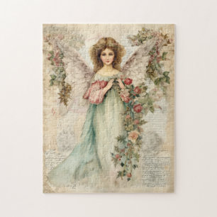 Quebra-cabeça Linda Watercolor Angel