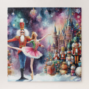 Quebra-cabeça Linda Watercolor Nutcracker