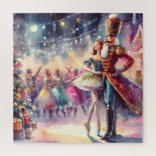 Quebra-cabeça Linda Watercolor Nutcracker