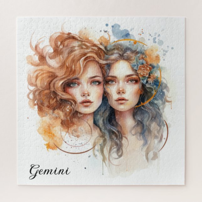 Quebra-cabeça Linda Zodiac Gemini (Vertical)