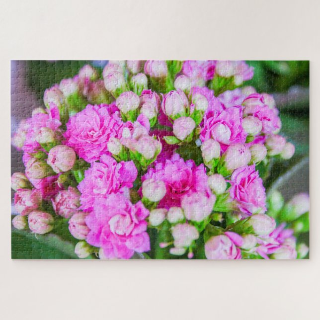 Quebra-cabeça Lindas flores rosa e brancas (Horizontal)