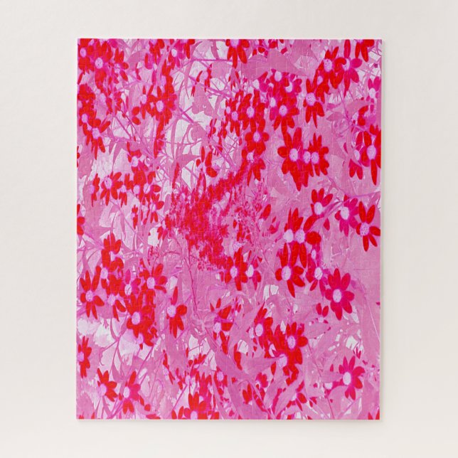 Quebra-cabeça Lindas Flores Vermelhas (Vertical)