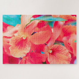 Quebra-cabeça Lindas flores vermelhas