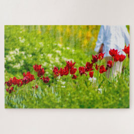 Quebra-cabeça Lindas flores vermelhas, Países Baixos