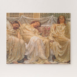 Quebra-cabeça Lindas Mulheres Sonolentas (Sonhadores) (Arte Vint