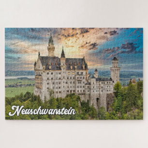 Quebra-cabeça Lindo Castelo Neuschwanstein, Alemanha