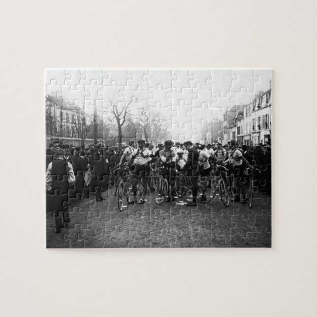 Quebra-cabeça Linha de Partida do Paris-Roubaix de Ciclismo Fran (Horizontal)