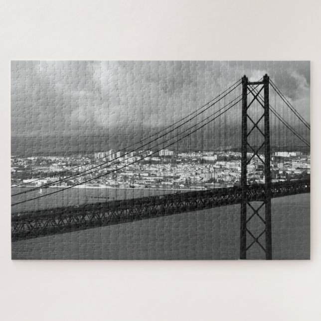 Quebra-cabeça Linha do horizonte de Lisboa (Horizontal)