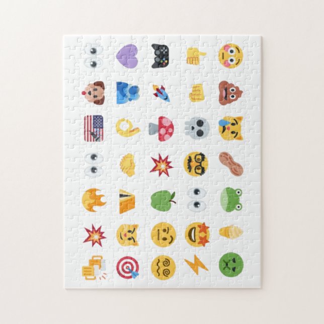 Quebra-cabeça Linha do tempo de 35 emojis Roaring Kitty meme GME (Vertical)