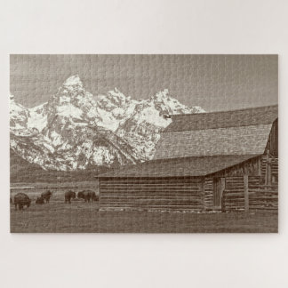 Quebra-cabeça Linha Mórmon - Grand Tetons - 20x30 - 1014 pcs