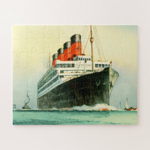 Quebra-cabeça Linha navio do RMS Aquitania Cunard