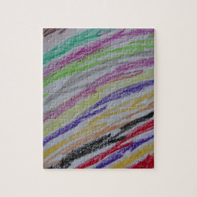 Quebra-cabeça Linhas de Desenho Crayon (Vertical)