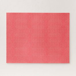 Quebra-cabeça Linhas onduladas elegantes, simples, vermelhas, mo