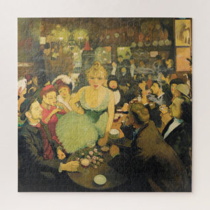 Quebra-cabeça LInteriereur de Chez Bruant por Louis Anquetin