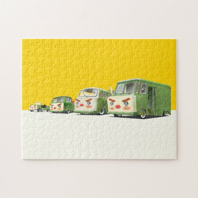 Quebra-cabeça Linup de Cartões de Cartões (Horizontal)