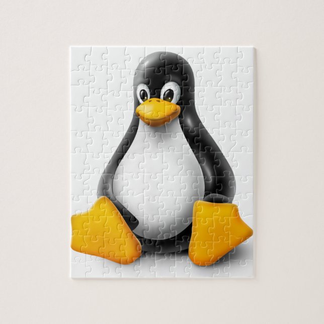Quebra-cabeça Linux Tux o pinguim (Vertical)