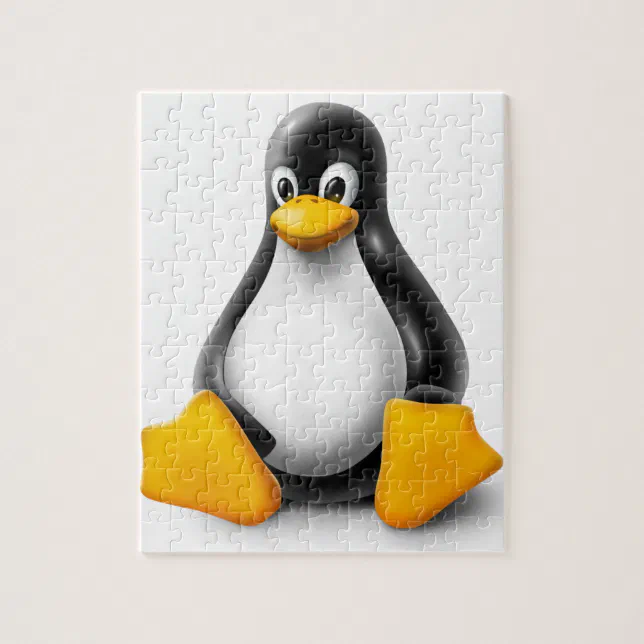 Quebra-cabeça Linux Tux o pinguim