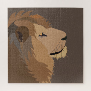 Quebra-cabeça Lion Animal Willife Big Cat