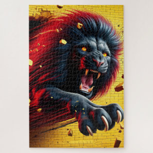 Quebra-cabeça Lion Art