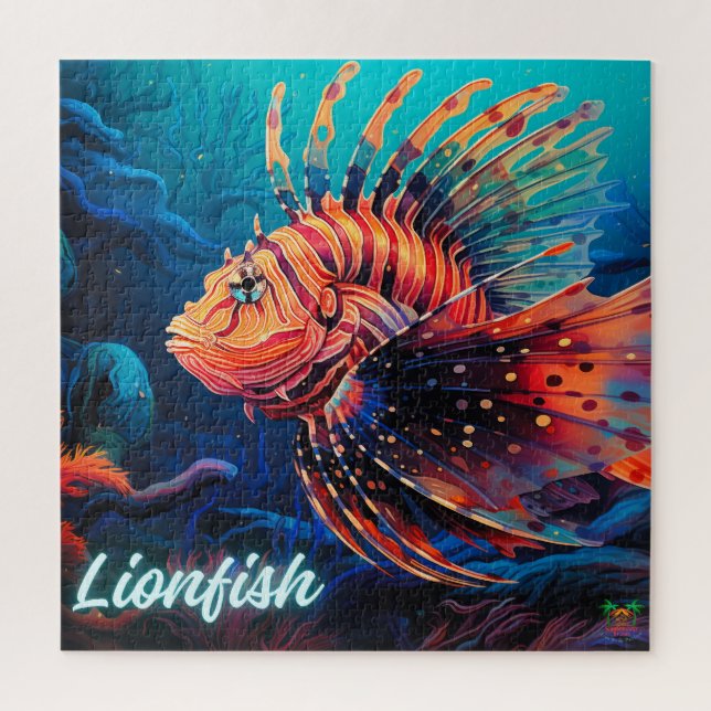 Quebra-cabeça 🐙 Lionfish Majestade 🦁 (Vertical)
