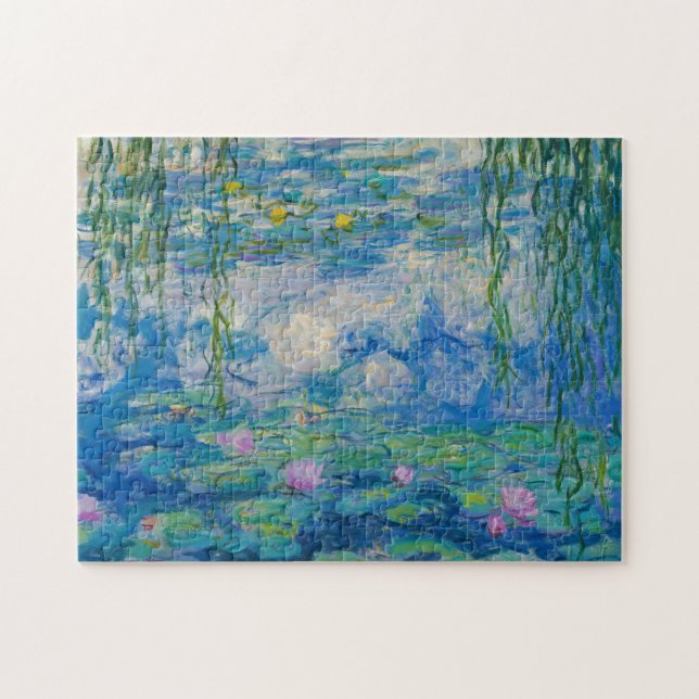 Quebra-cabeça Lírios, 1916-1919, por Claude Monet (Horizontal)