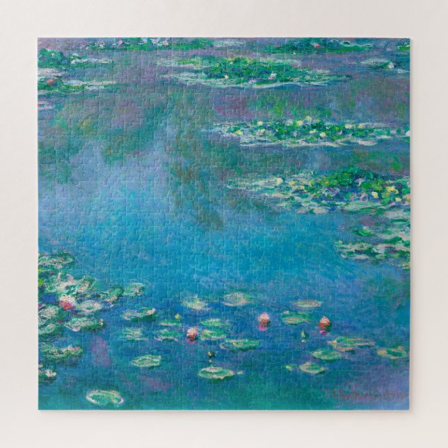 Quebra-cabeça Lírios d'água de Claude Monet (Vertical)