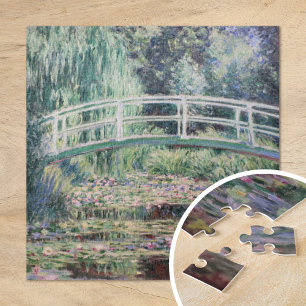 Quebra-cabeça Lírios de Água Brancos   Claude Monet