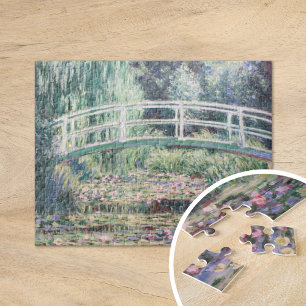 Quebra-cabeça Lírios de Água Brancos  Monet