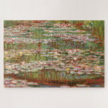 Quebra-cabeça Lírios de água de Monet<br><div class="desc">Por favor,  visite minha loja para obter design mais interessante e mais opções de cores. => zazzle.com/iwheels*</div>