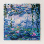 Quebra-cabeça Lírios de água de Monet<br><div class="desc">Por favor, visite minha loja para obter design mais interessante e mais opções de cores.
=> zazzle.com/iwheels*</div>