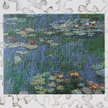 Quebra-cabeça Lírios de Claude Monet, Flores Vintage<br><div class="desc">Lírios (1916), por Claude Monet. Water Lily é uma pintura floral de arte impressionista vintage. Jardim de flores da primavera Monet em Giverny, França. Esta paisagem é uma das muitas variações das pinturas de lírio-d'água que Monet pintou por seu lago. Sobre o artista: Claude Monet (1840-1926) foi o fundador do...</div>