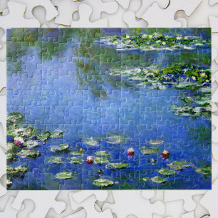 Quebra-cabeça Lírios de Claude Monet, Vintage Fine Art