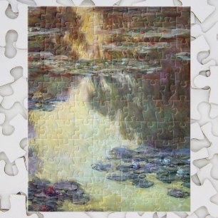 Quebra-cabeça Lírios de Claude Monet, Vintage Fine Art
