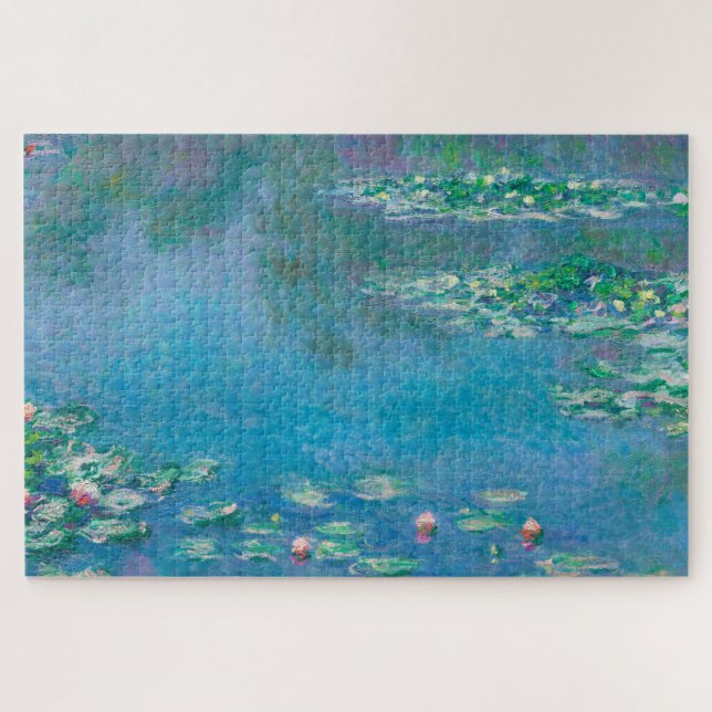 Quebra-cabeça Lírios por Claude Monet Fine Art Painting (Horizontal)