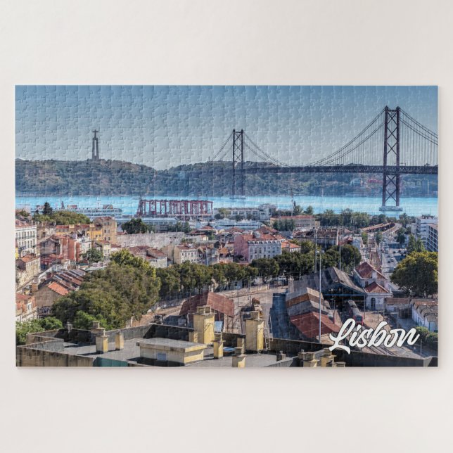 Quebra-cabeça Lisboa, Portugal (Horizontal)