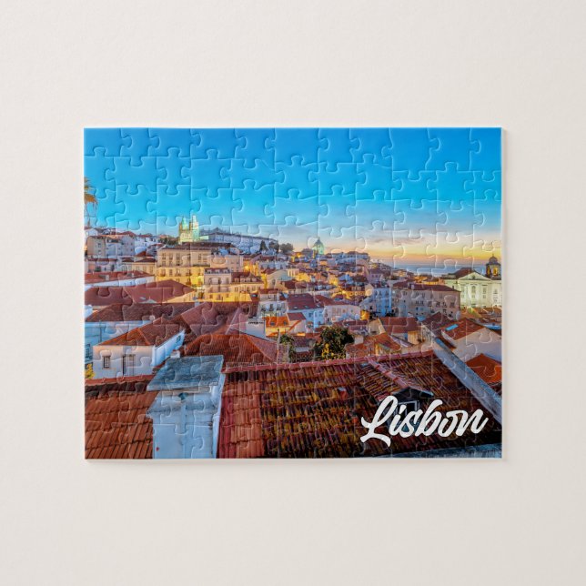 Quebra-cabeça Lisboa, Portugal (Horizontal)